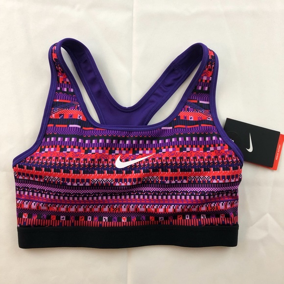 Nike Other - Nike Pro Sports Bra Padded Purple 8 Bit Size Small Nike Other - Nike Pro Sports Bra Padded Purple 8 Bit Size Small